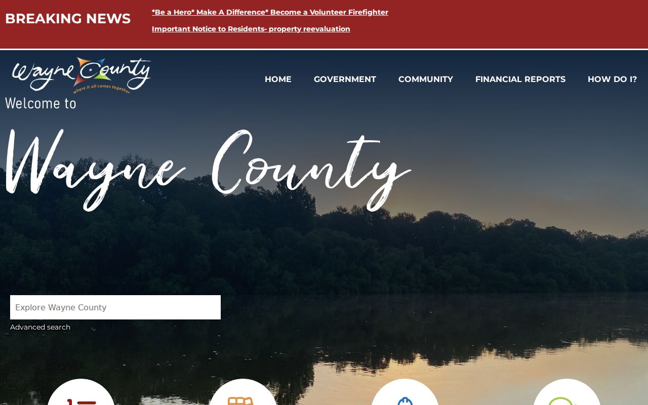 Wayne County criminal history county government homepage