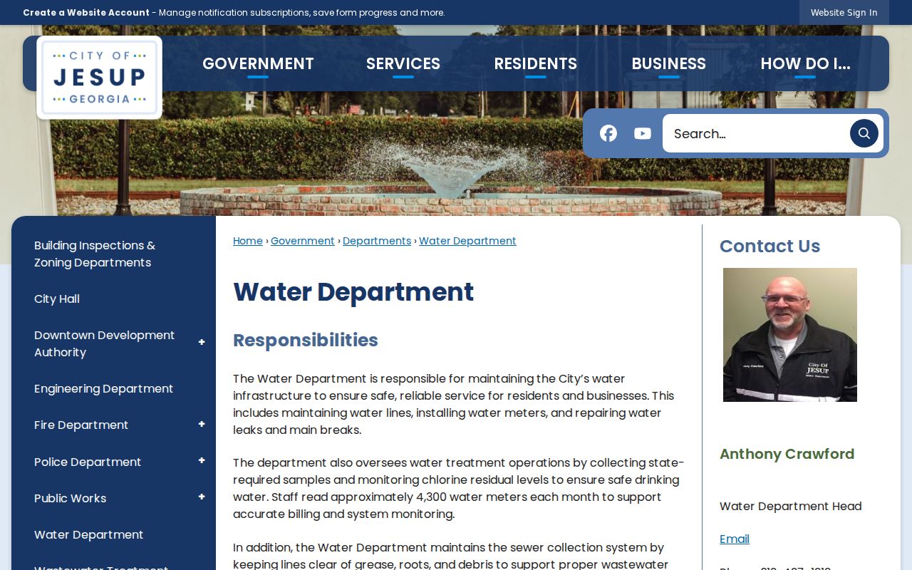 Official Jesup Municipal Court webpage